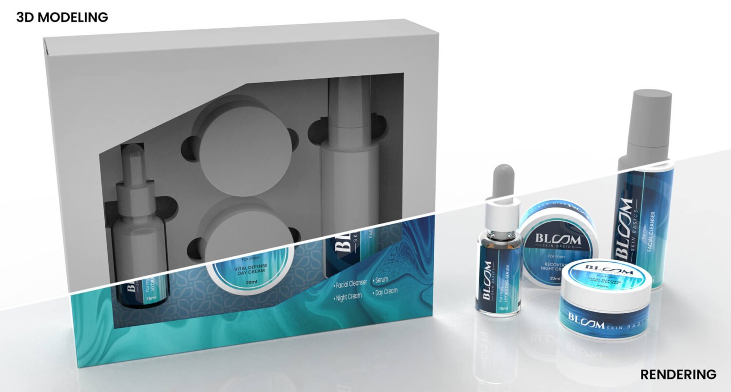 Bloom Gift Set 3D Model