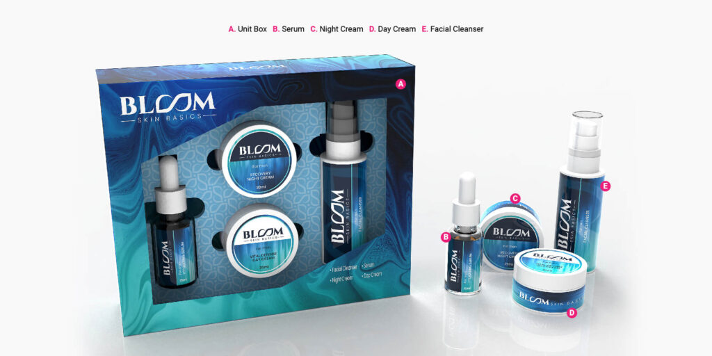 bloom giftset with product