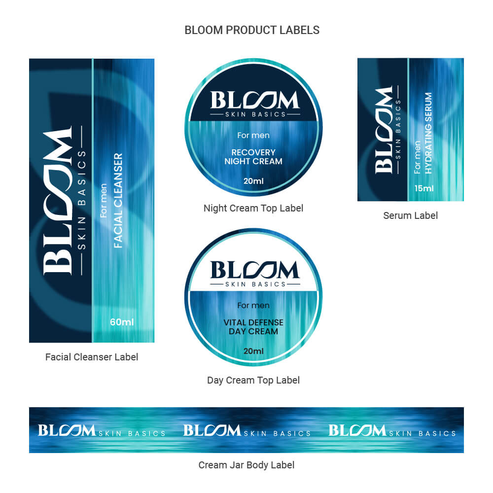 bloom product labels